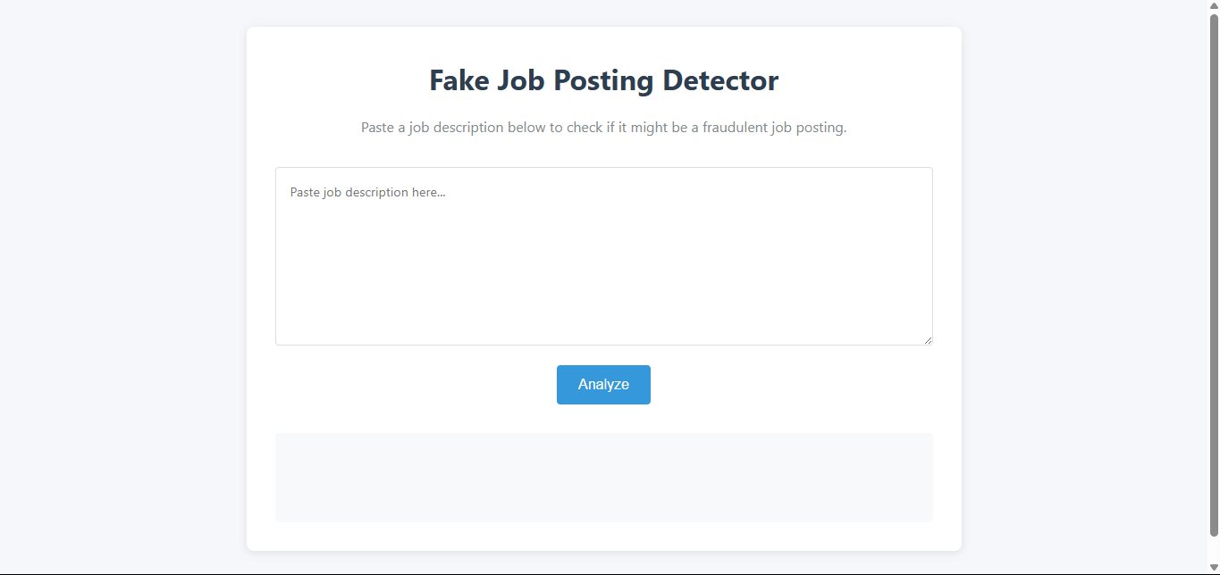 Fake Job Posting Detector
