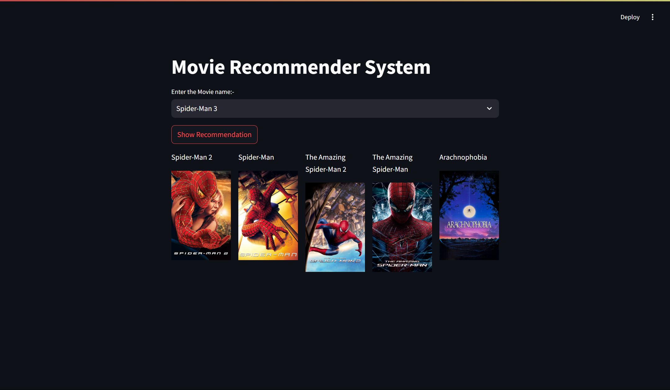 Movie Recommendation System